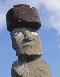 Monolithic Statue on Ahu Ko Te Riku, c.1000-1600